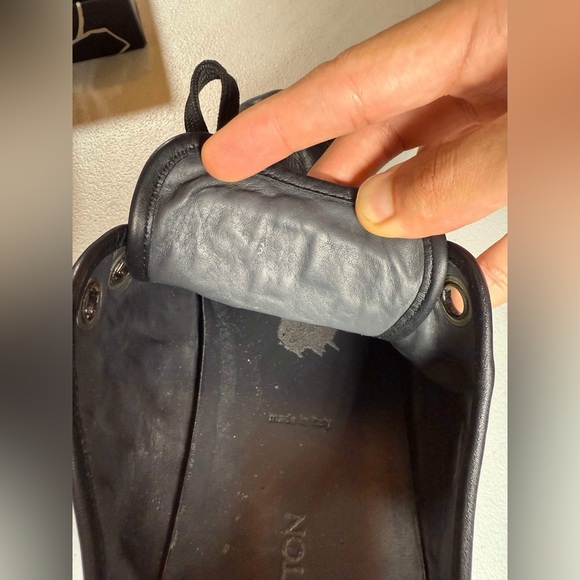 Used Louis Vuitton Men Eu 10 US 11 Black Damier Infini Sneakers Low Top 1123LV41 - Picture 3 of 14